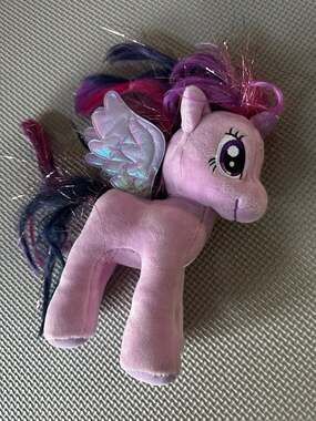 Ty My Little Pony Twilight Sparkle Alicorn Plush 7" Beanie Baby